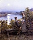 Daniel Ridgway Knight Famous Paintings - Summer Evening